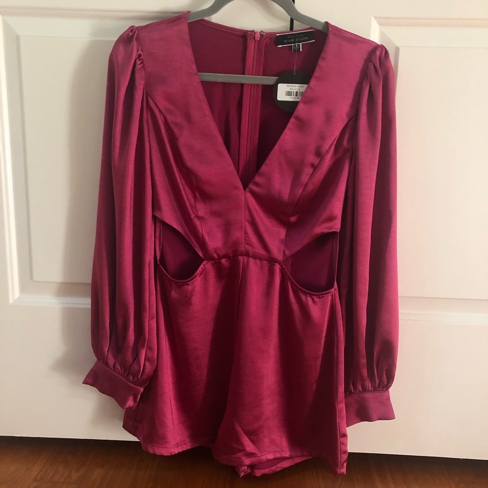 BRAND NEW Pink Satin Romper with Cutouts I NWT - TAYLOR SWIFT ERAS TOUR OUTFIT